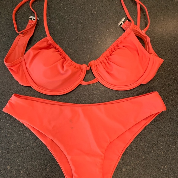 Shein Swim Coral - Picture 1 of 3